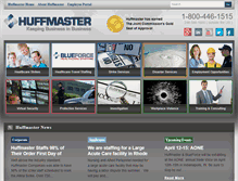 Tablet Screenshot of huffmaster.com